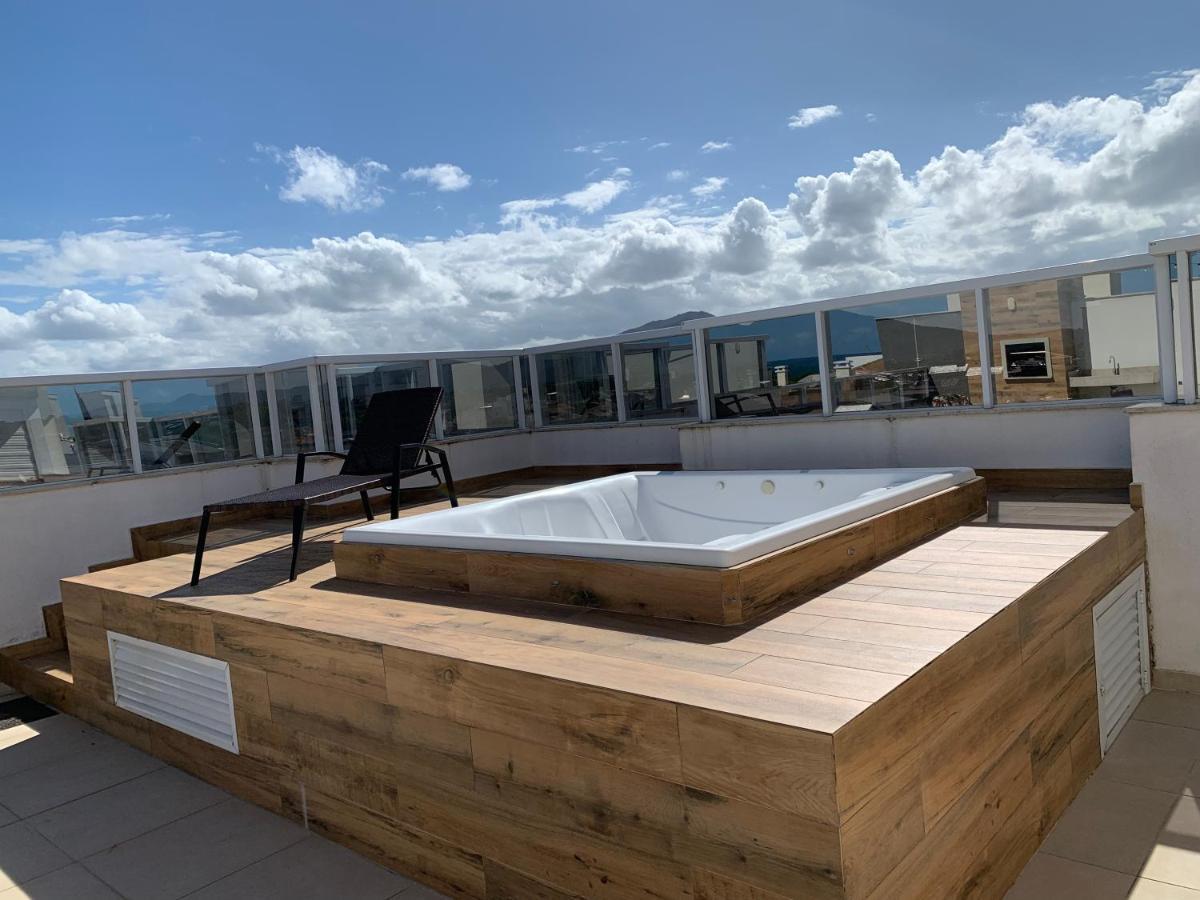 Bela Cobertura Com Vista Para O Mar Florianópolis 外观 照片
