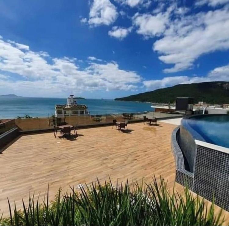 Bela Cobertura Com Vista Para O Mar Florianópolis 外观 照片